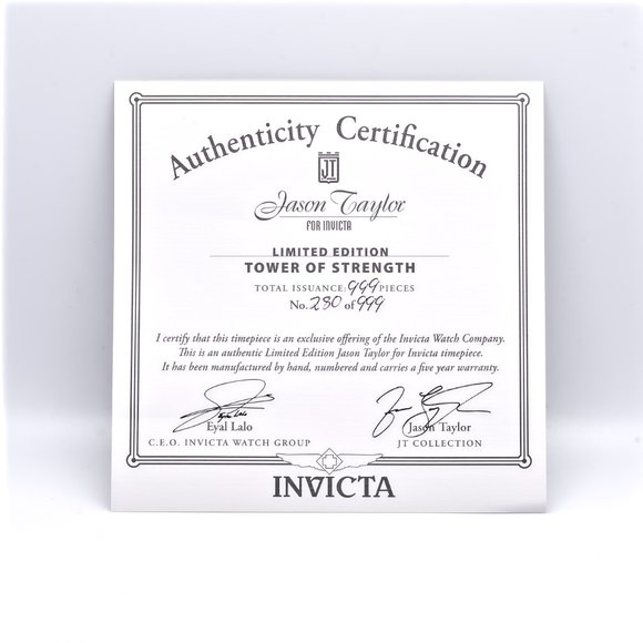 NWT -Invicta Limited Edition JT Lady Certified Ladies Watch (Model 14597) + Case